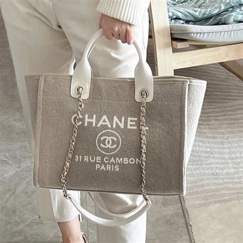 chanel deauville tote large size replica|chanel deauville medium tote bag.